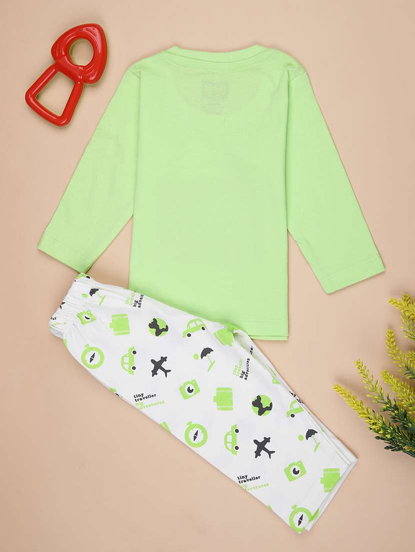 boys printed long sleeve full length set - 21994887 -  Standard Image - 1