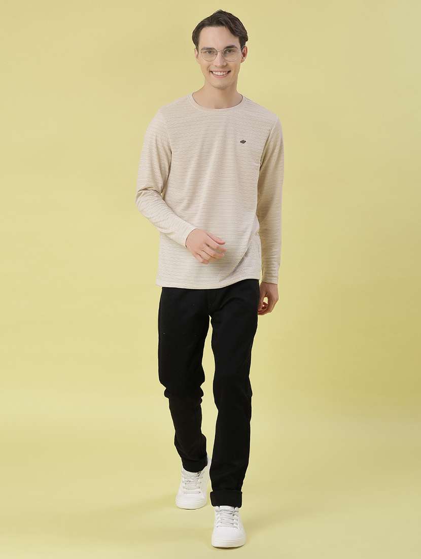 men solid long sleeve regular fit t-shirt - 21994904 -  Standard Image - 4
