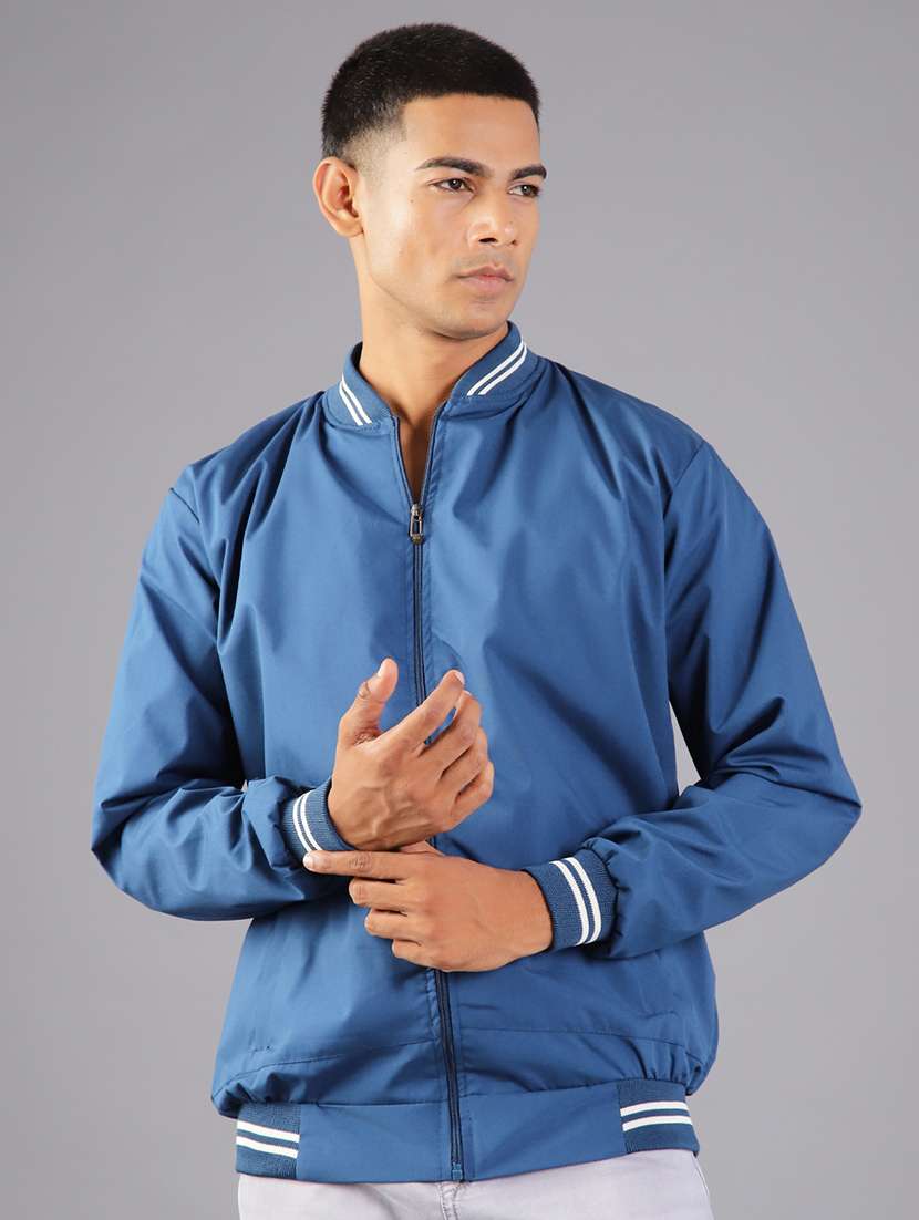 men solid long sleeve casual jacket - 21994921 -  Standard Image - 1