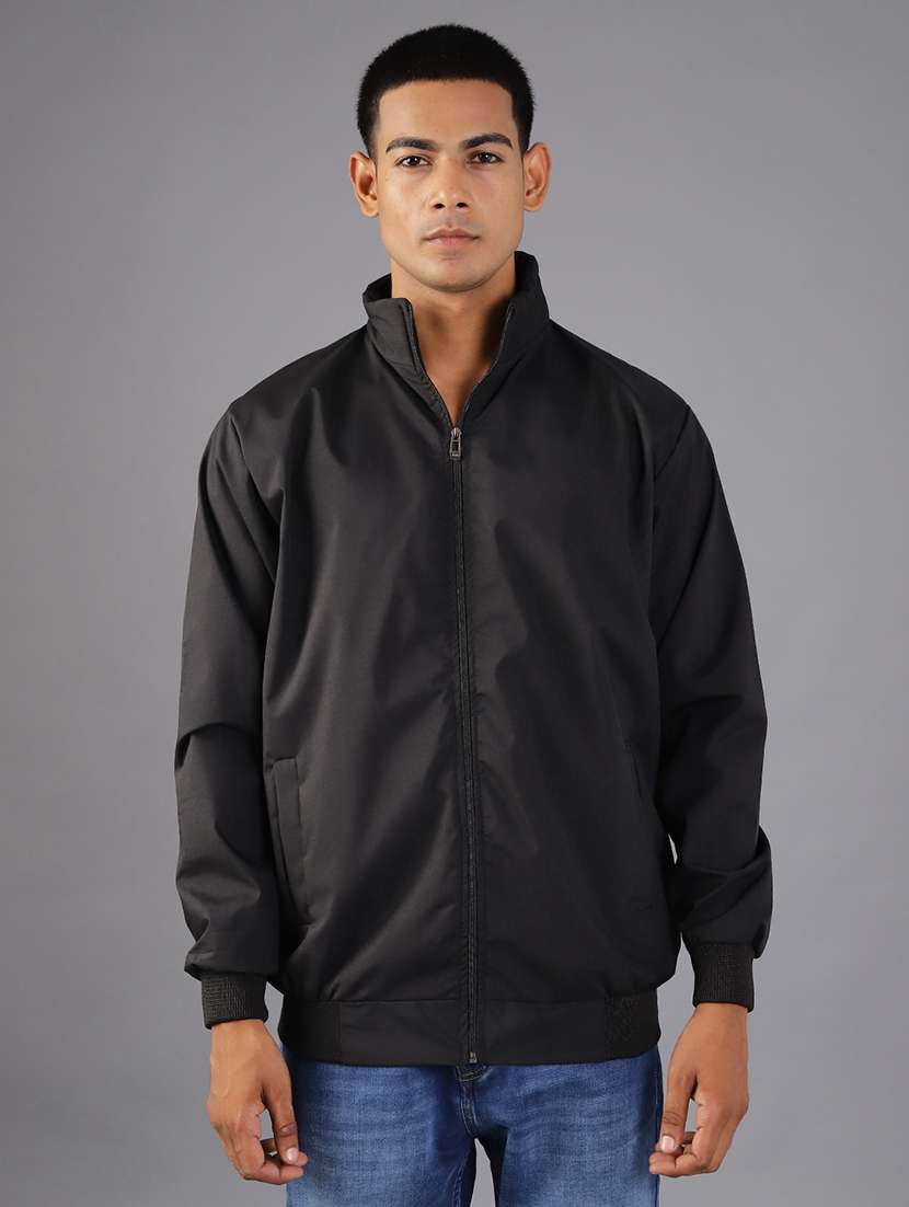 men solid long sleeve casual jacket - 21994975 -  Standard Image - 1