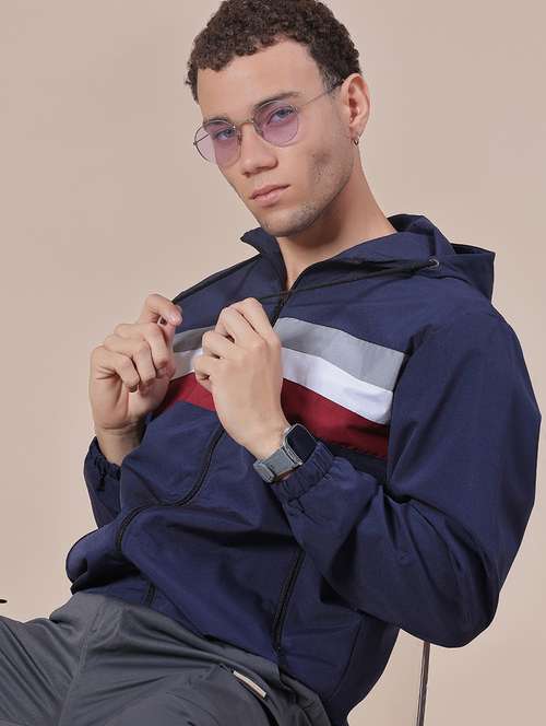 men striped long sleeve casual jacket - 21995038 -  Standard Image - 0