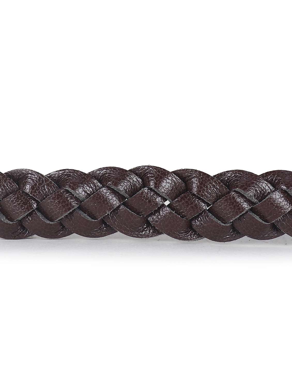 women leather brown plain buckle belt - 21995243 -  Standard Image - 4