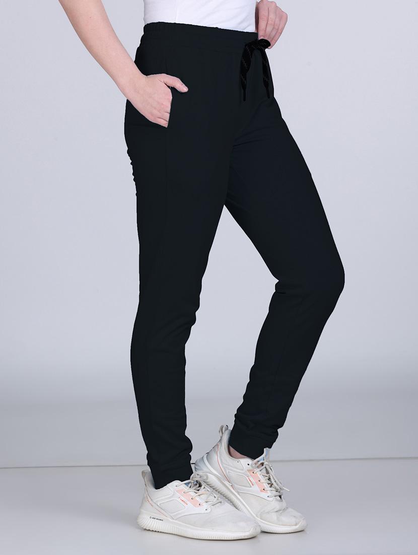 women solid mid rise jogger - 21996391 - Standard Image - 1