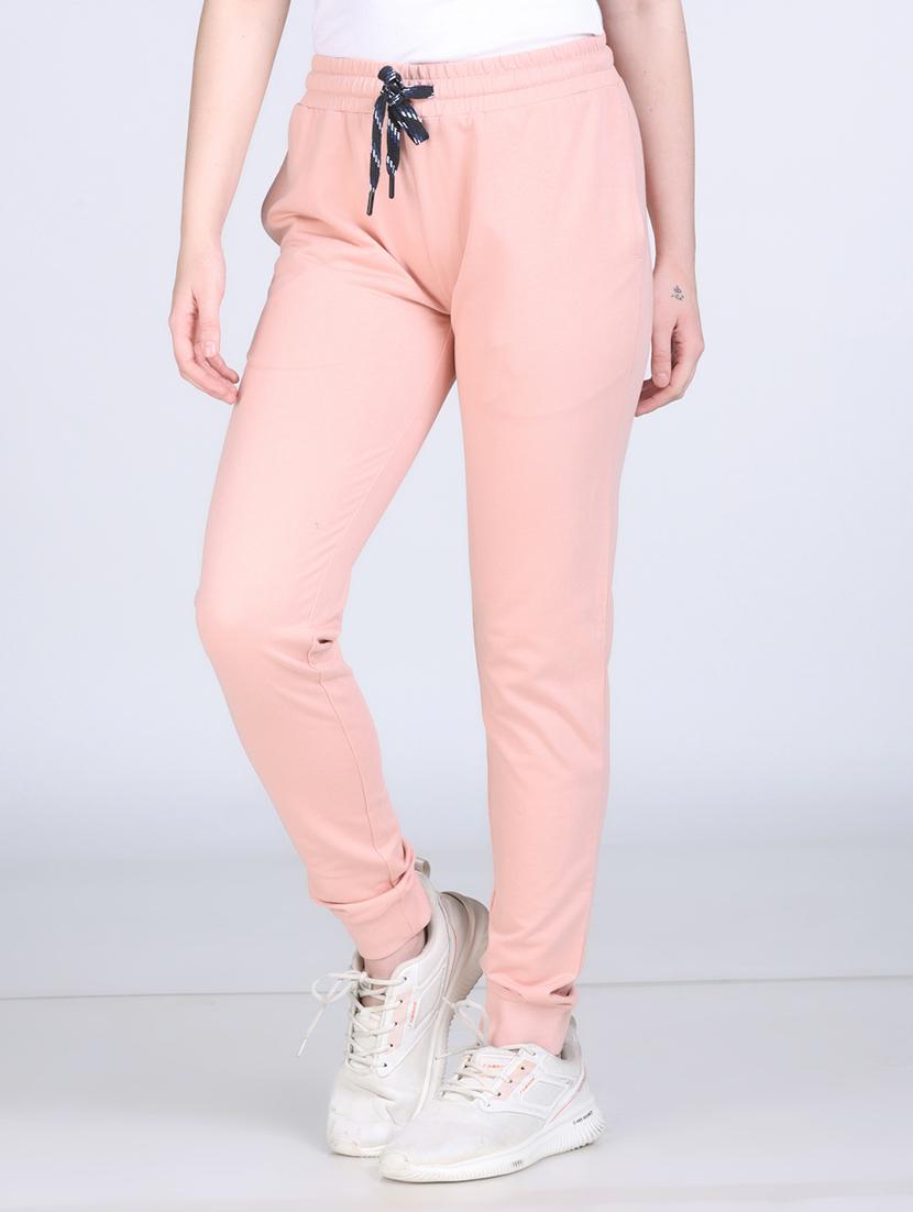 women solid mid rise jogger - 21996392 - Standard Image - 1