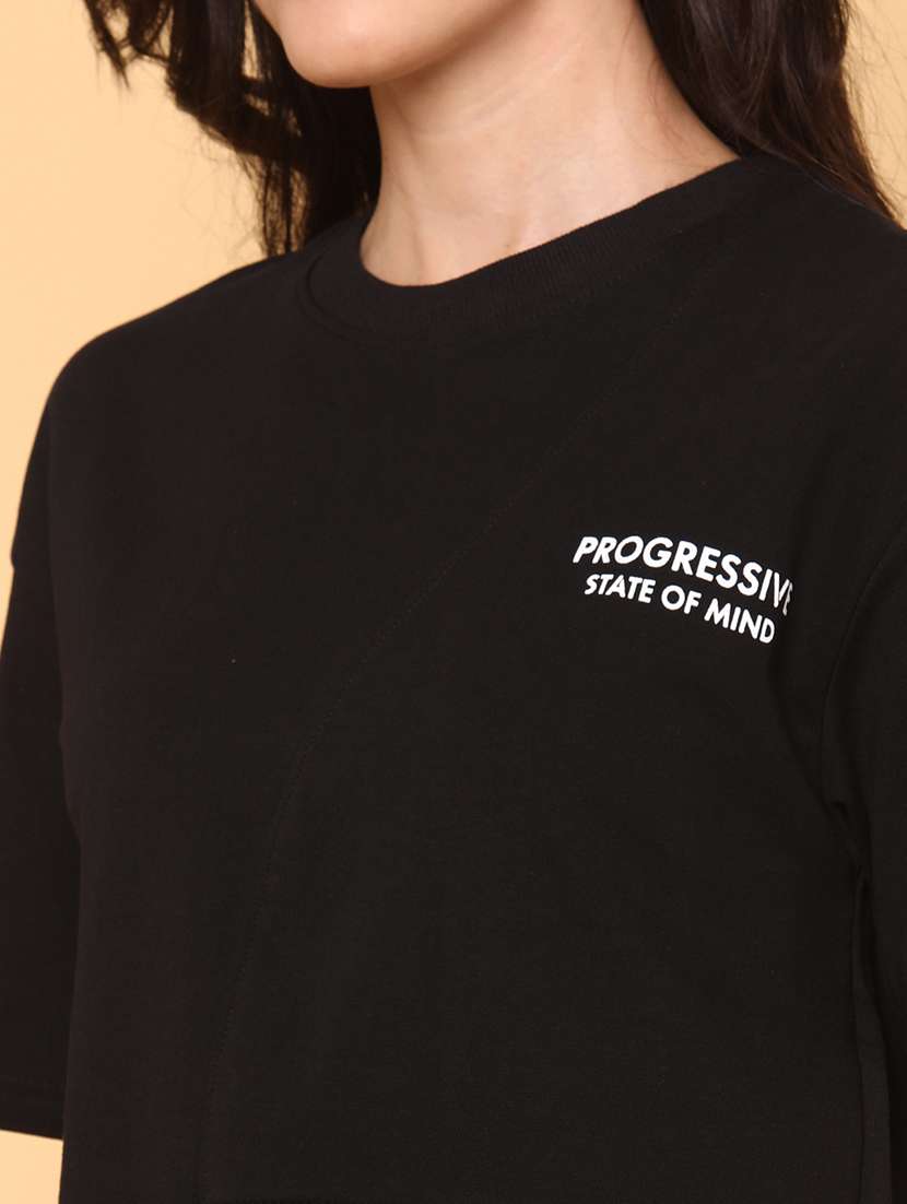 women solid short sleeve t-shirt - 21996448 -  Standard Image - 1