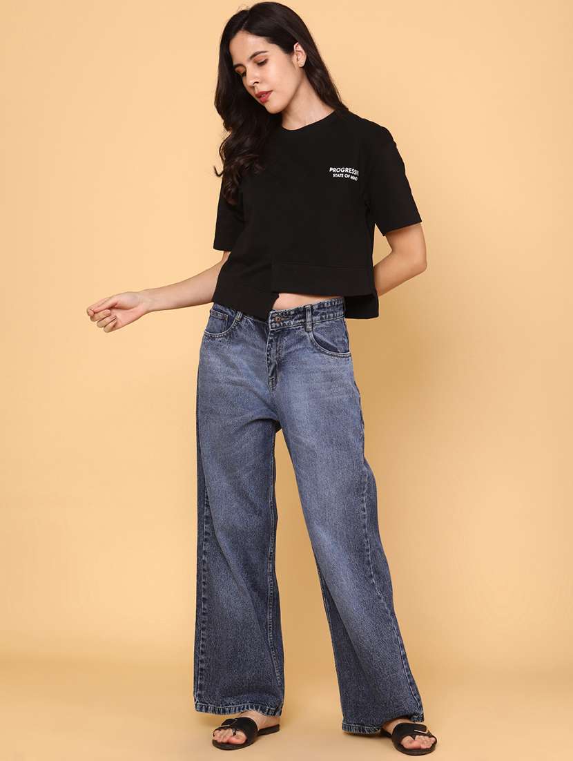 women solid short sleeve t-shirt - 21996448 -  Standard Image - 4