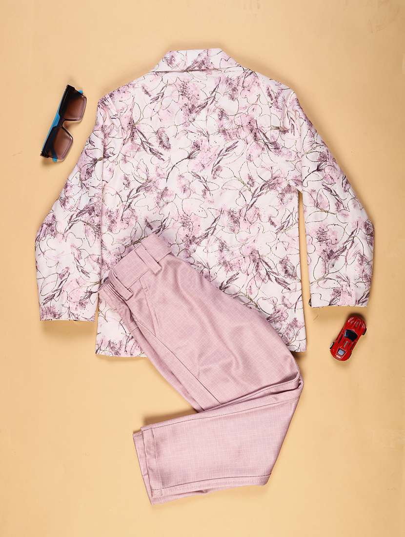 boys printed long sleeve 3 piece suit set - 21996571 -  Standard Image - 1