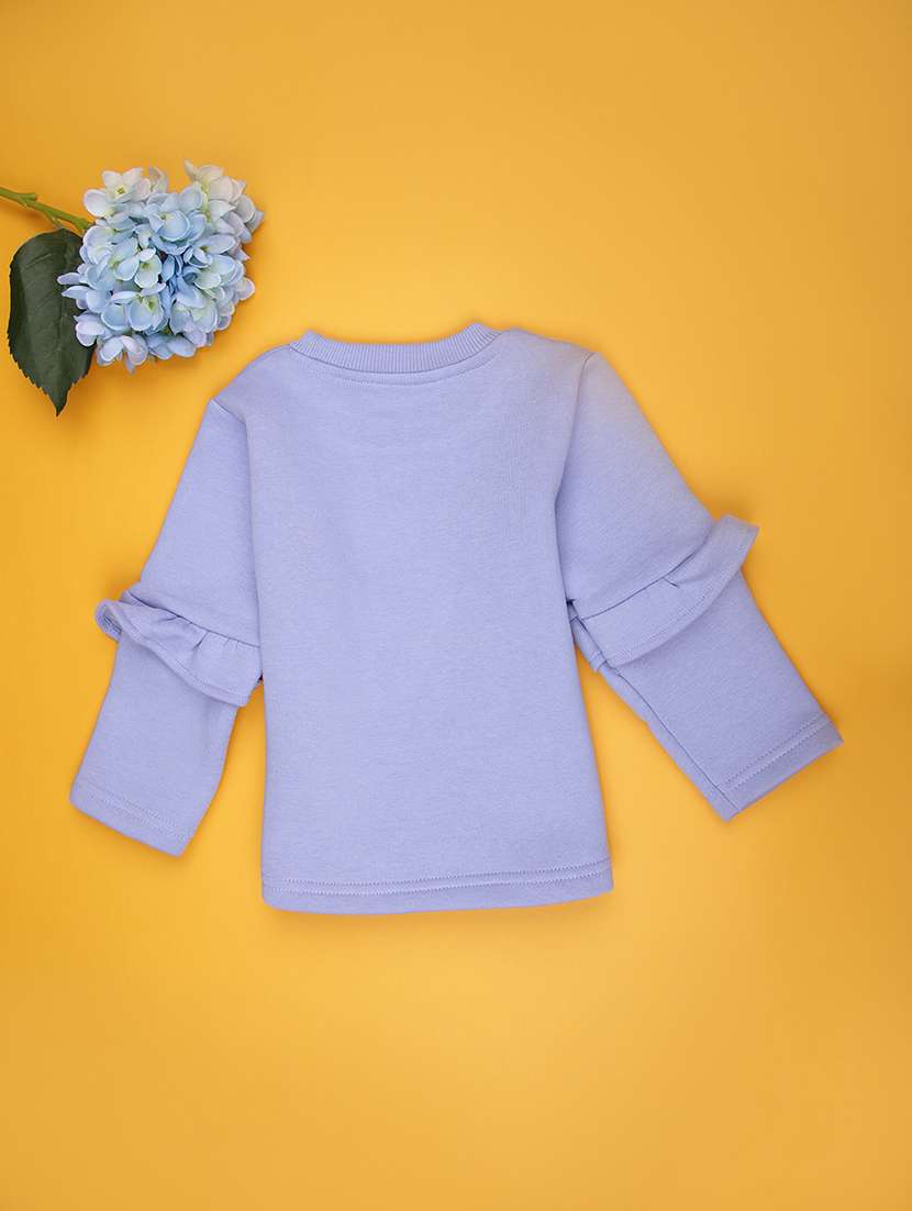 light blue fleece sweatshirt - 21996582 -  Standard Image - 1