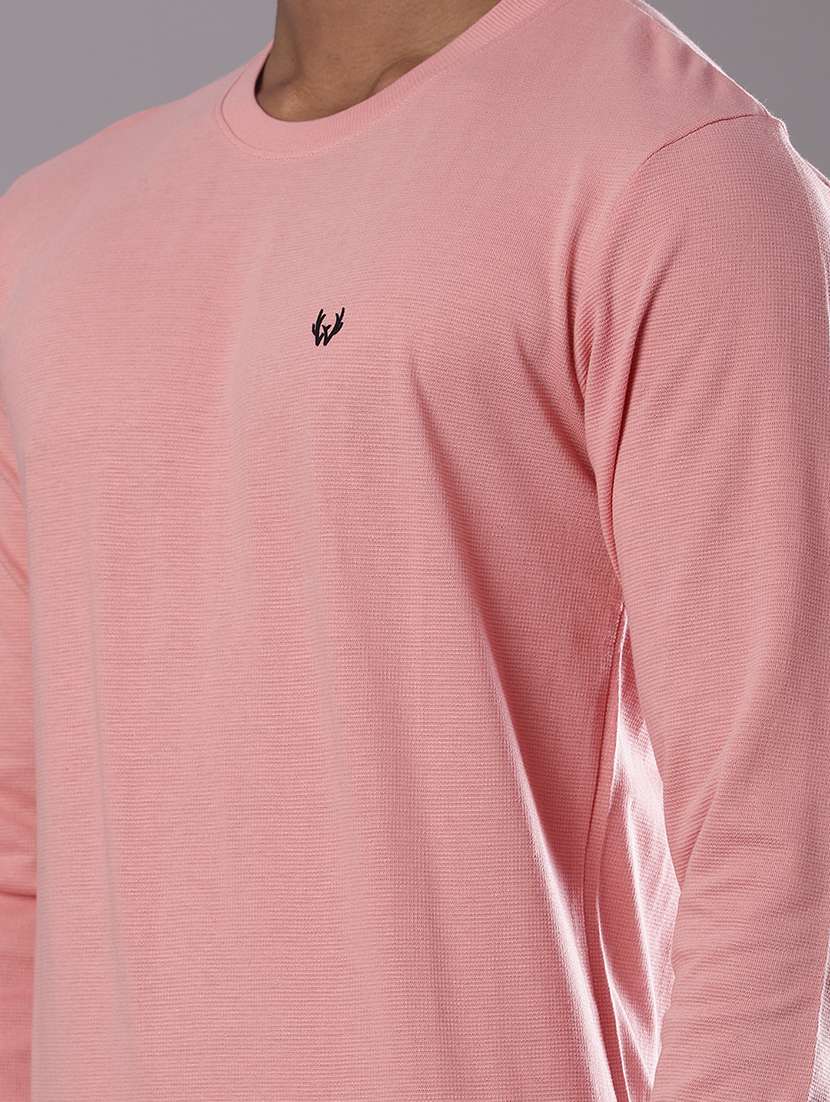 men solid long sleeve slim fit t-shirt - 21996645 -  Standard Image - 4
