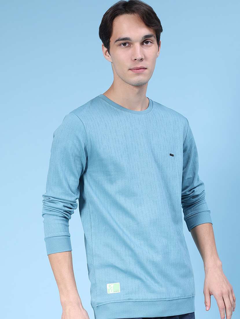 men self design long sleeve regualr fit sweatshirt - 21996651 -  Standard Image - 1