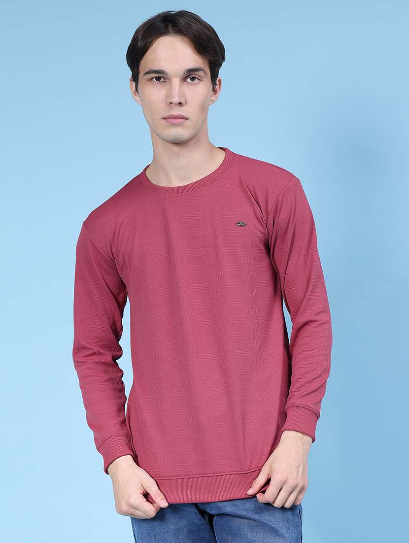 men self design long sleeve regualr fit sweatshirt - 21996688 -  Standard Image - 1