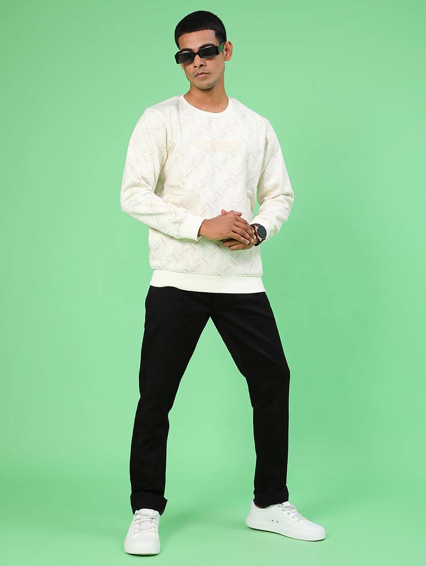 men printed long sleeve regular fit sweatshirt - 21996750 -  Standard Image - 4