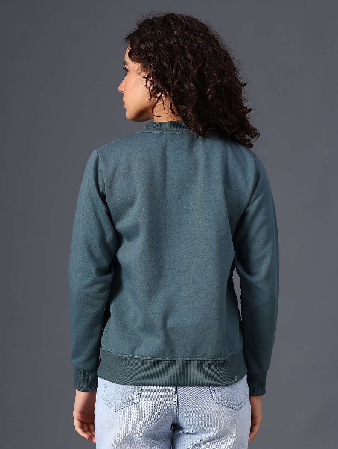 women printed long sleeve sweatshirt - 21996759 -  Standard Image - 4