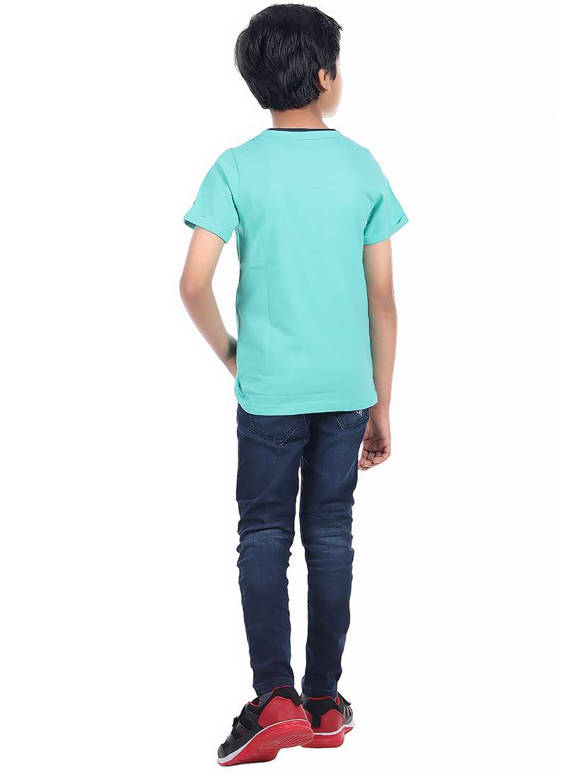 boys solid short sleeve t-shirt - 21996847 -  Standard Image - 4