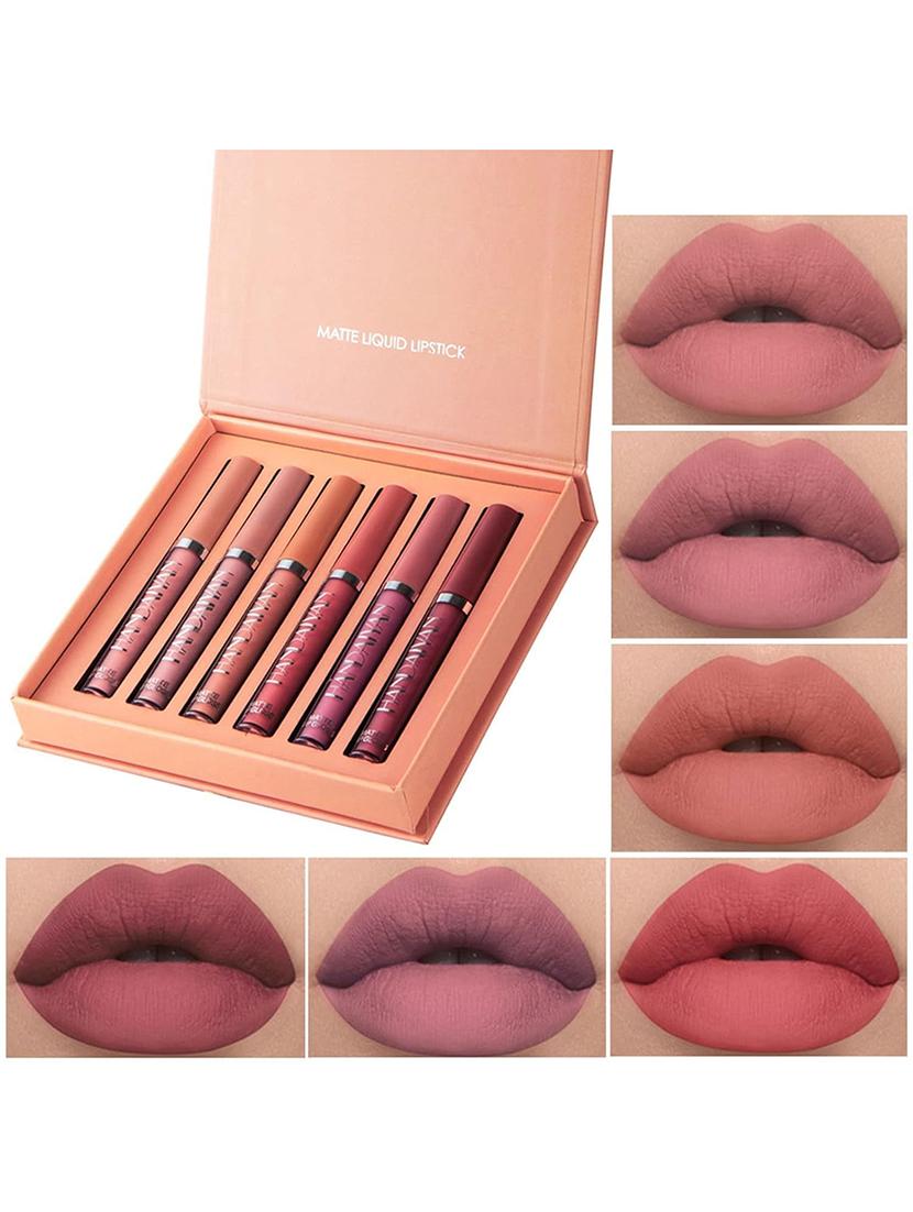 handaiiyan pack of 6 multicolor love lip colors 3ml each - 21996893 -  Standard Image - 1