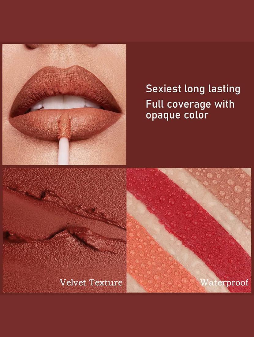 handaiiyan pack of 6 multicolor love lip colors 3ml each - 21996893 - Standard Image - 4
