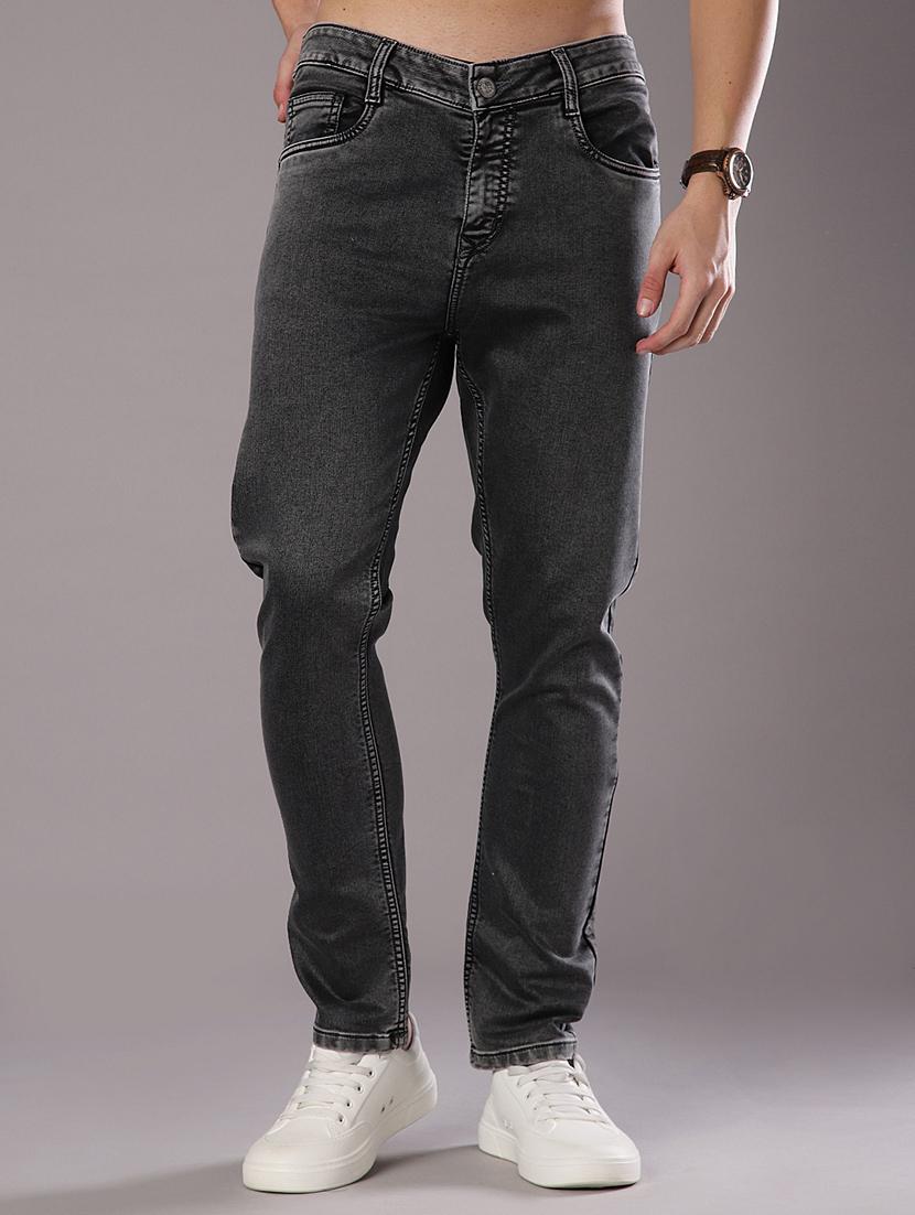 men solid mid rise slim fit jean - 21996970 - Standard Image - 1