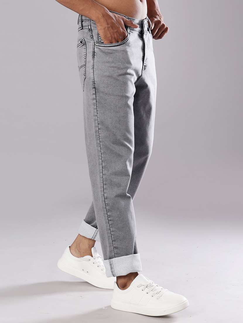 men solid mid rise slim fit jean - 21996985 -  Standard Image - 1