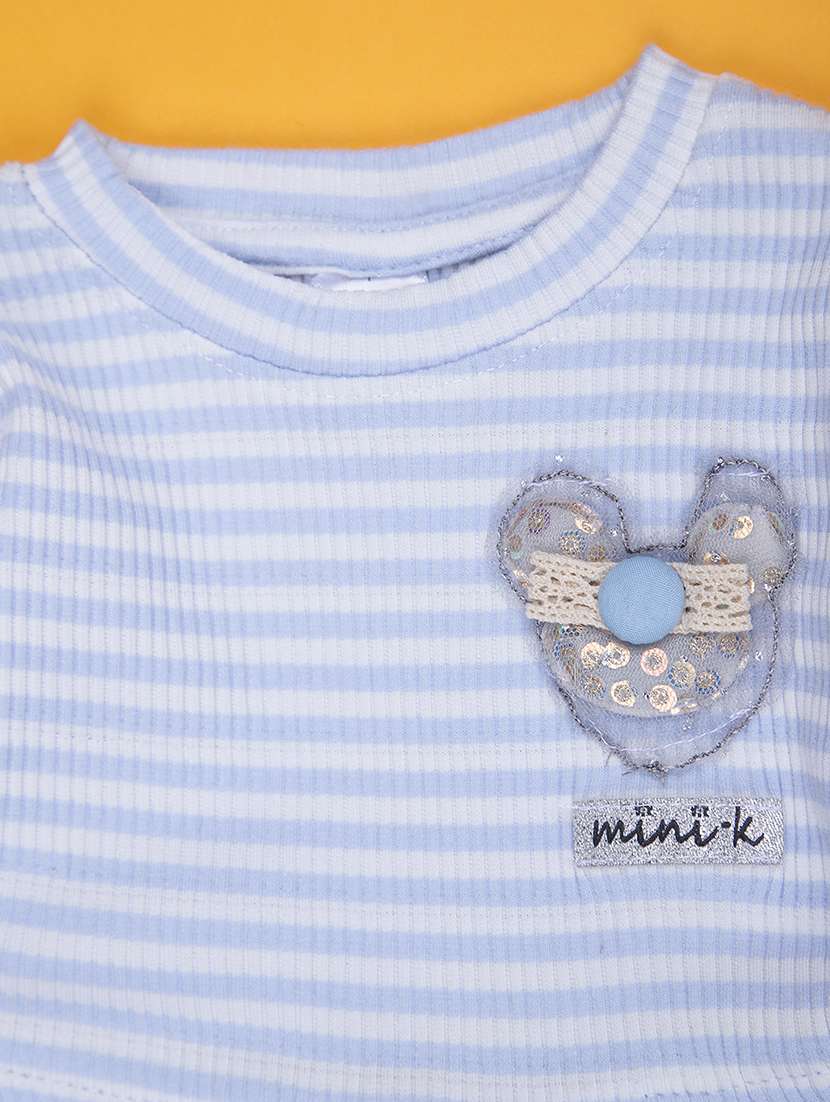 girls striped long sleeve full length set - 21996993 -  Standard Image - 1