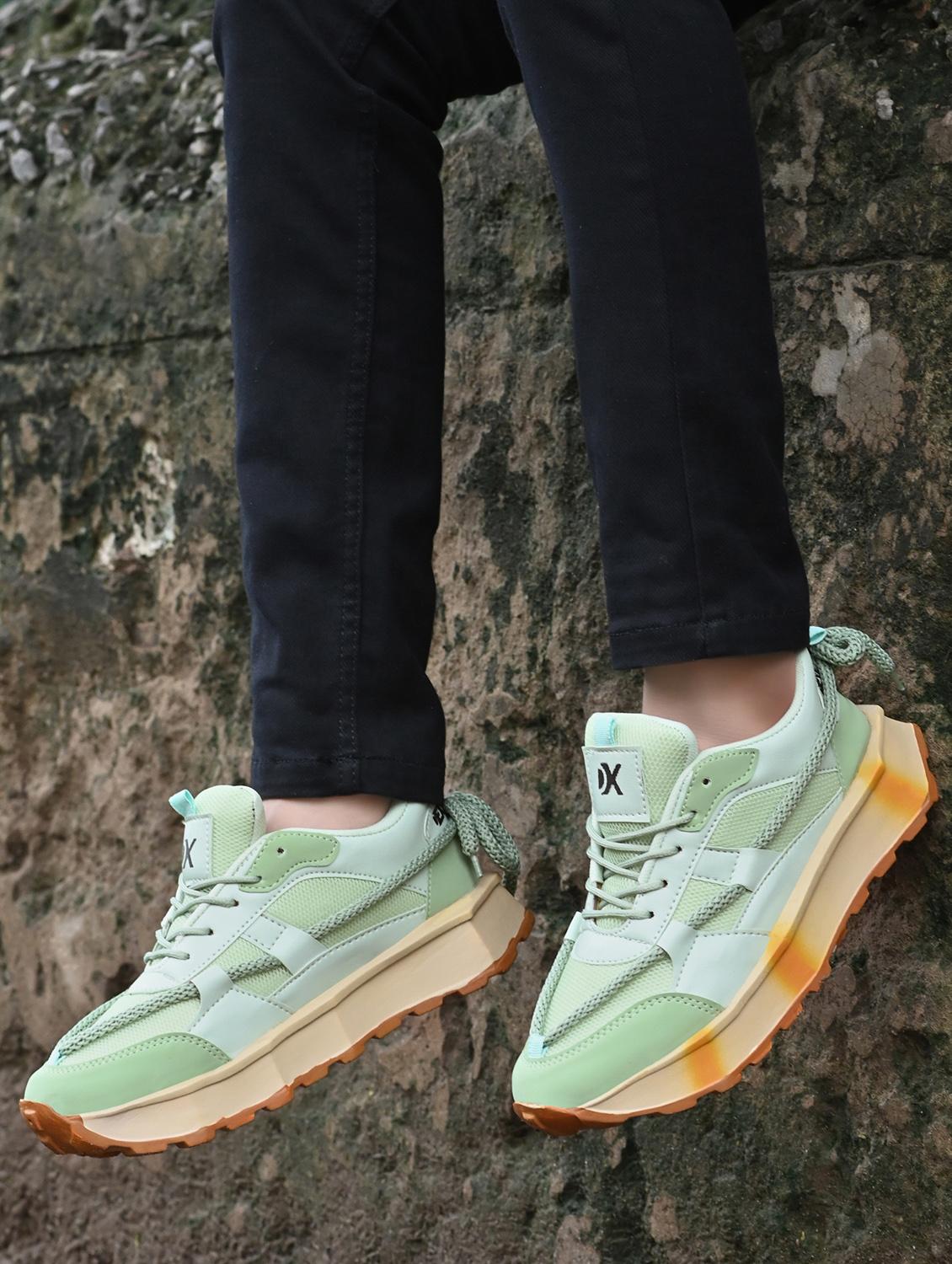 men green lace up sneaker - 21997143 -  Standard Image - 1