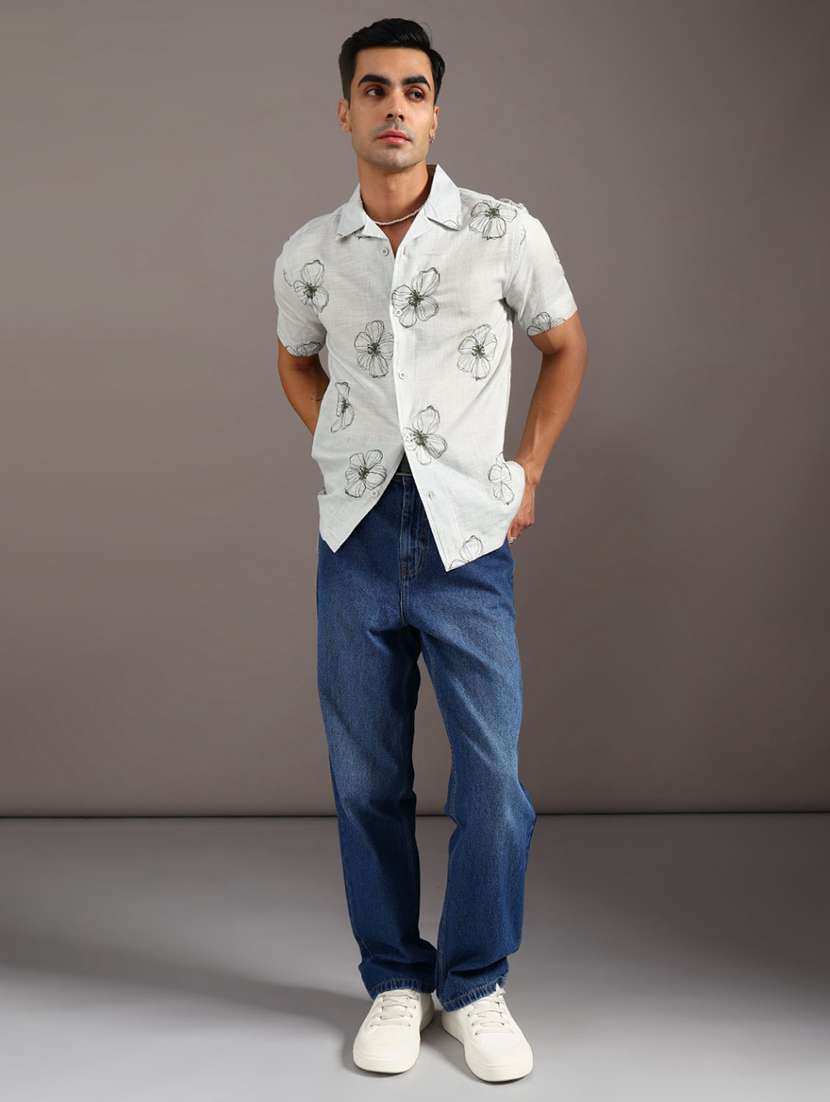 men solid with work short sleeve regular fit casual shirt - 21997338 -  Standard Image - 4