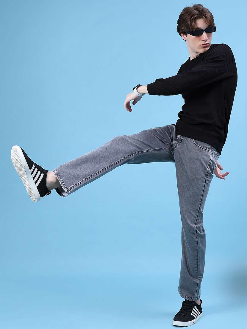 men self design long sleeve regular fit pullover - 21997617 -  Standard Image - 4