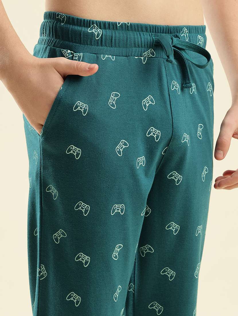 boys printed long sleeve nightwear pyjama set - 21997797 -  Standard Image - 6