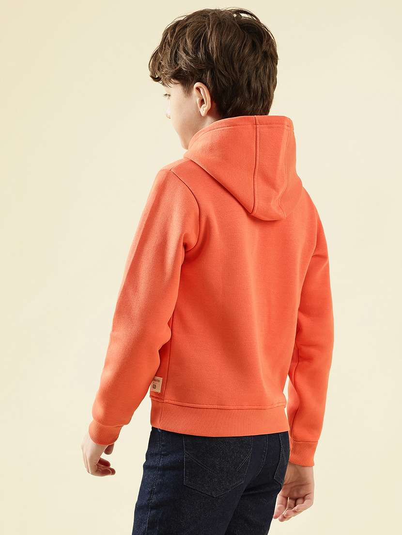 boys printed long sleeve hooded sweatshirt - 21997807 -  Standard Image - 4