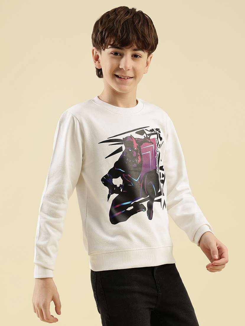 boys printed long sleeve sweatshirt - 21997810 -  Standard Image - 1
