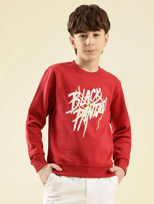 boys printed long sleeve sweatshirt - 21997813 -  Standard Image - 0