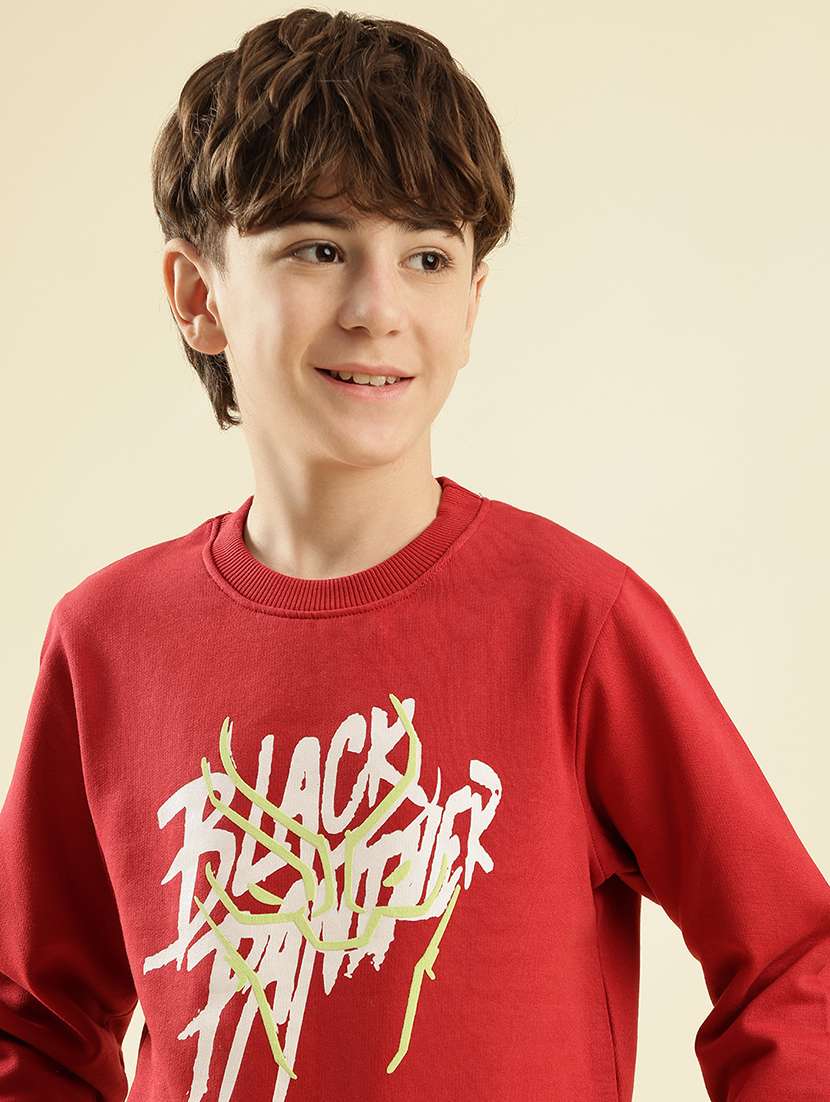 boys printed long sleeve sweatshirt - 21997813 - Standard Image - 1