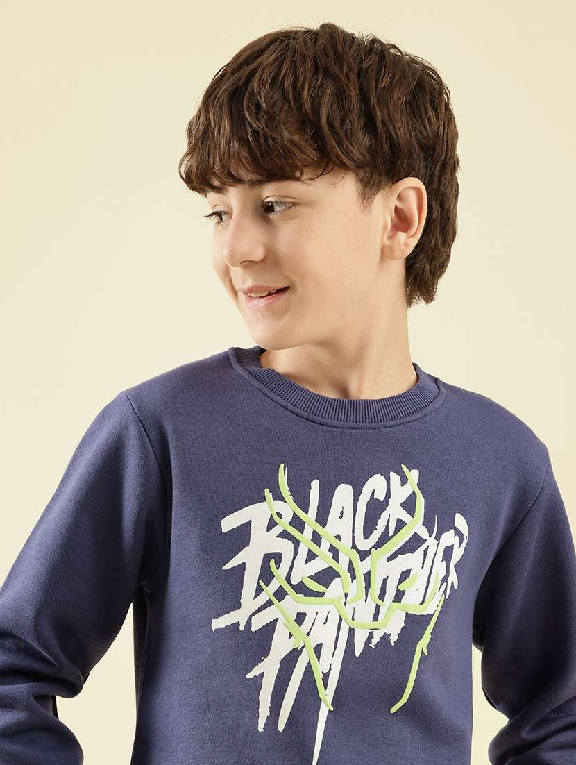 boys printed long sleeve sweatshirt - 21997814 - Standard Image - 1
