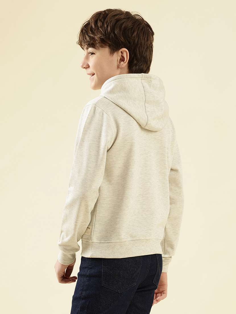 boys printed long sleeve hooded sweatshirt - 21997821 - Standard Image - 4