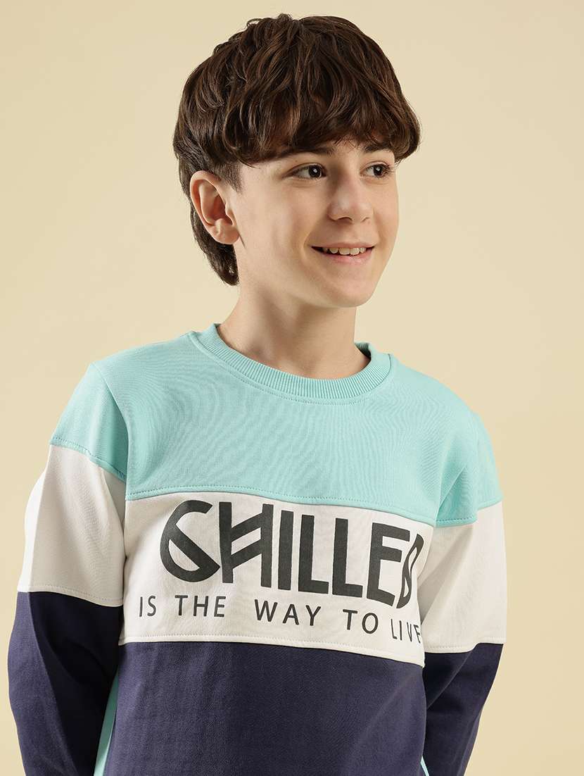 boys printed long sleeve sweatshirt - 21997824 -  Standard Image - 1