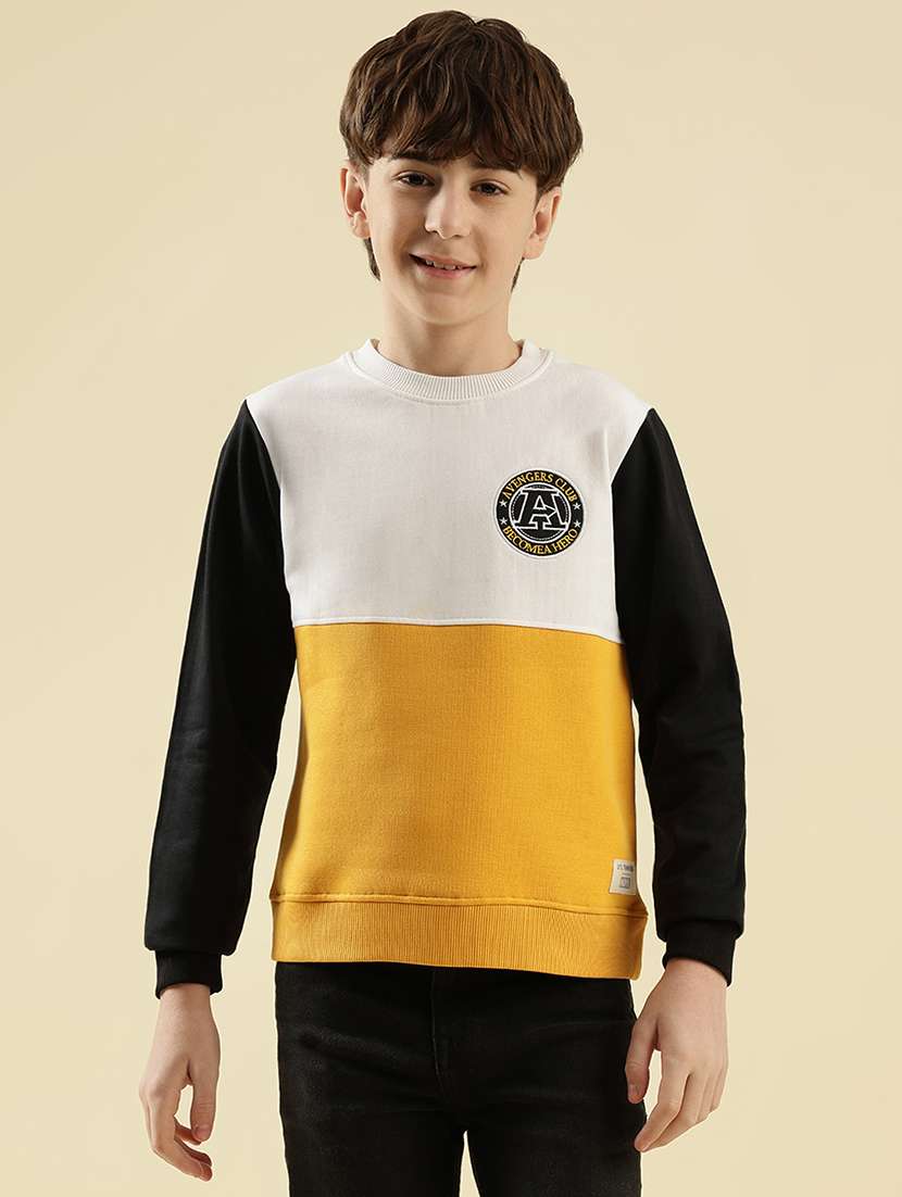 boys printed long sleeve sweatshirt