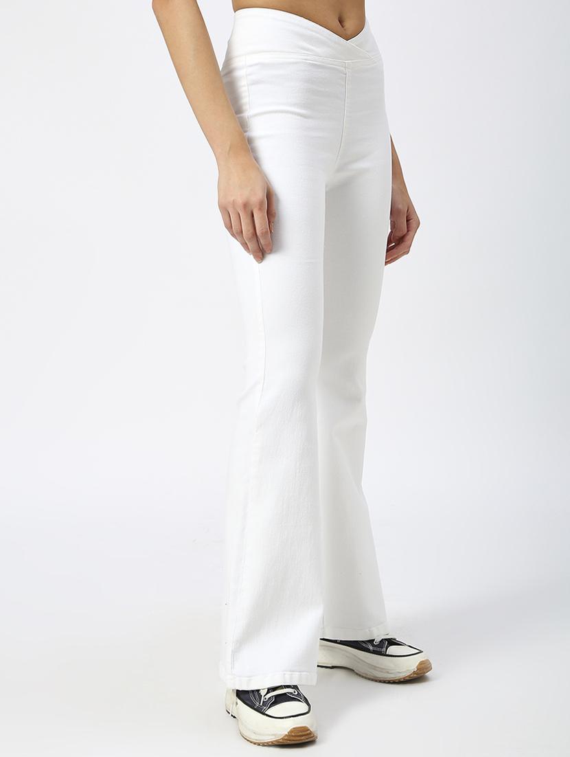 women solid high rise bootcut jean - 21997891 -  Standard Image - 1