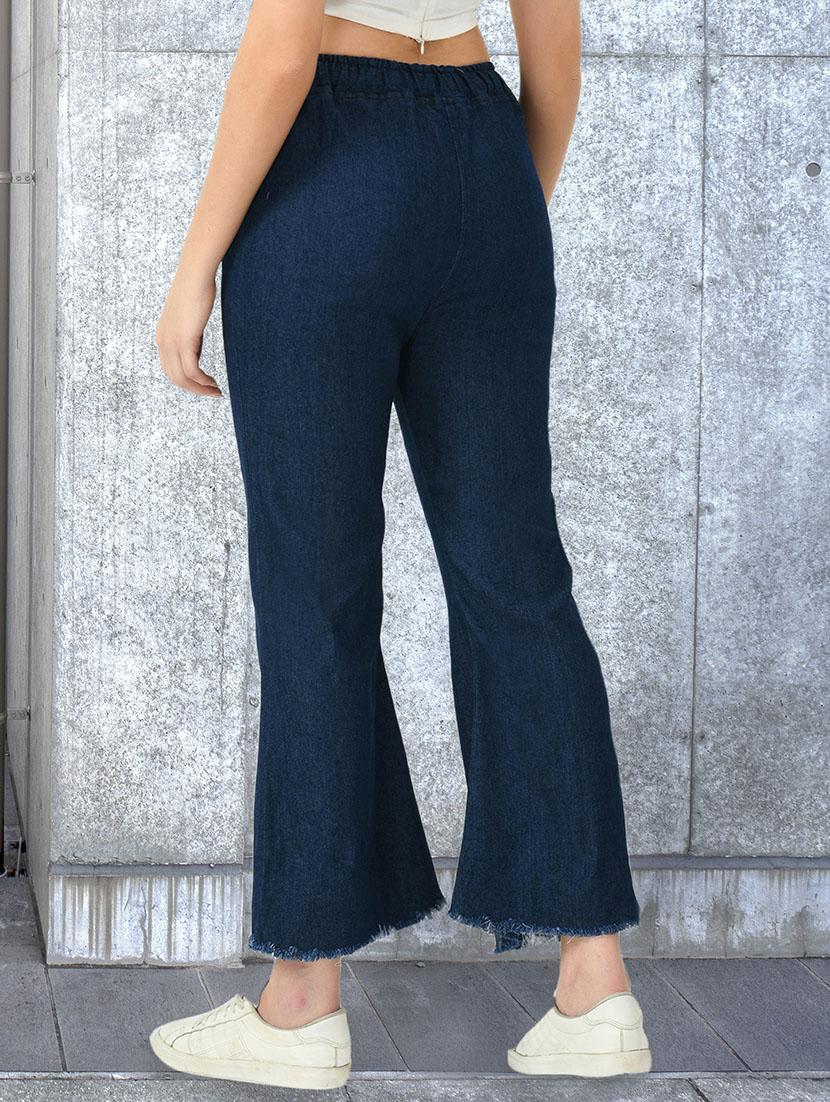 women solid mid rise bootcut jean - 21997902 -  Standard Image - 1
