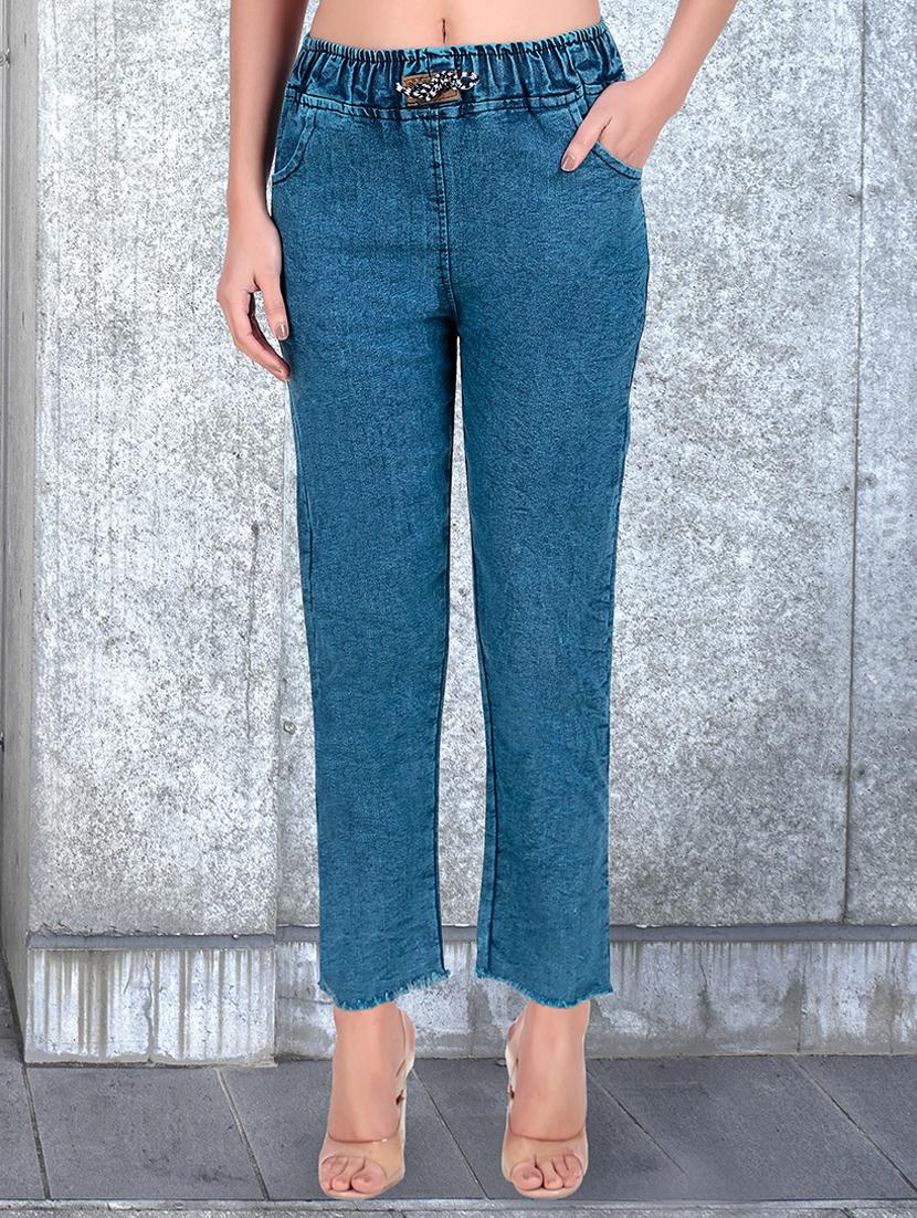 women washed mid rise bootcut jean - 21997914 -  Zoom Image - 0