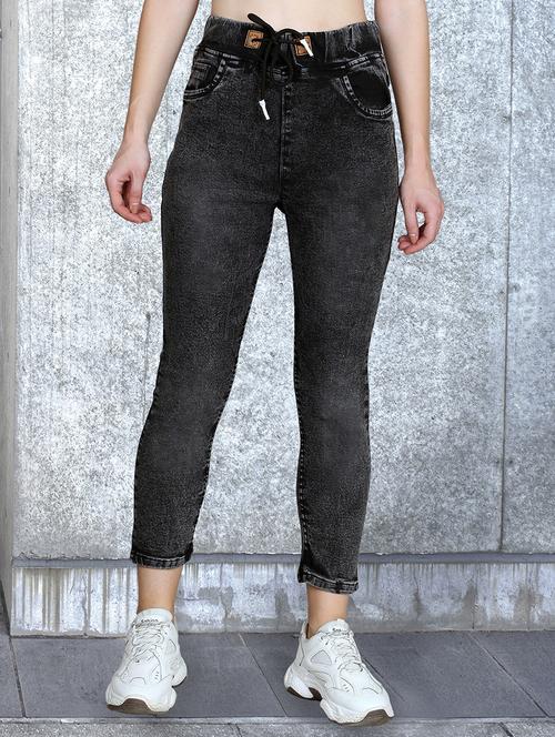 women solid mid rise skinny fit jean - 21997916 - Standard Image - 0