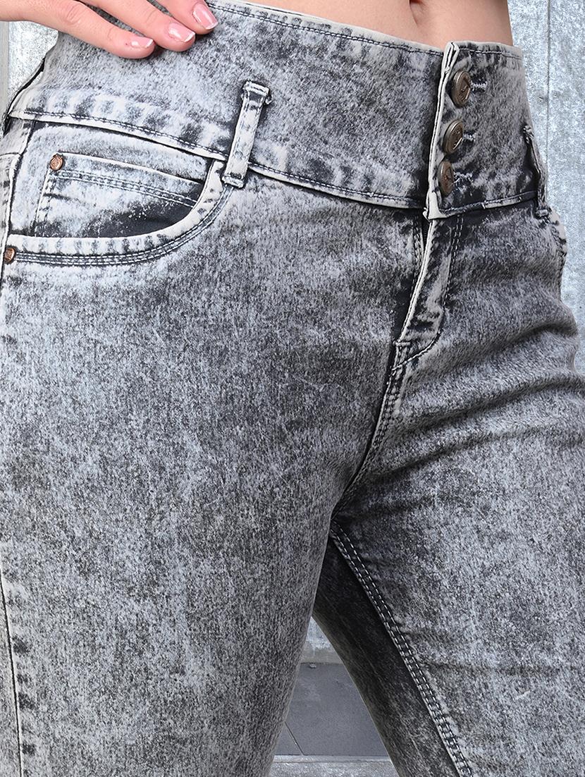 women washed mid rise slim fit jean - 21997919 - Standard Image - 4