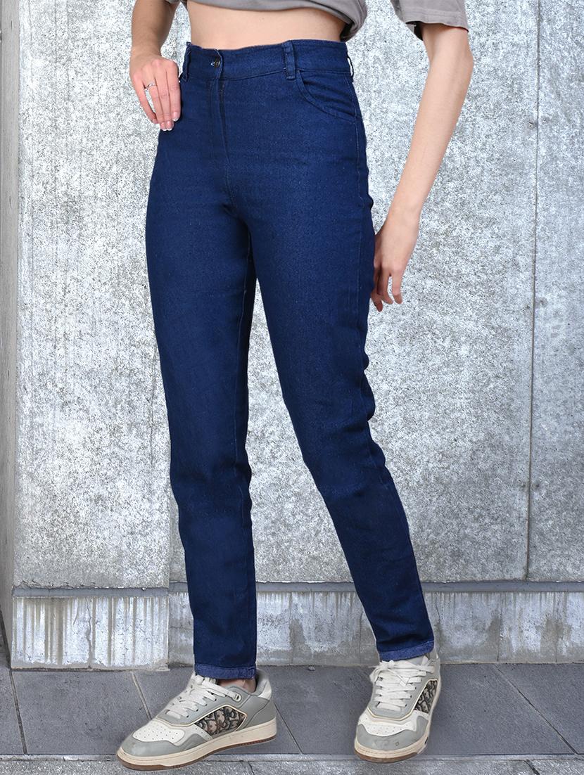 women solid high rise slim fit jean - 21997921 - Zoom Image - 0