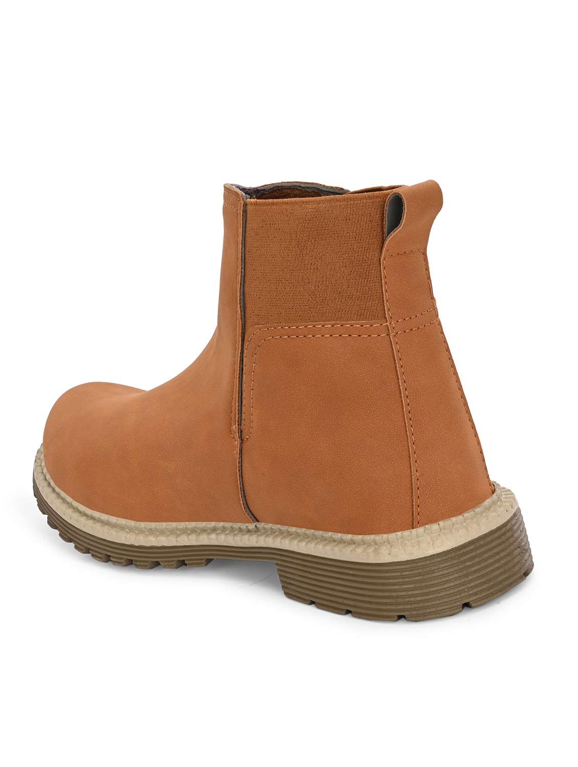 men tan slip on boot - 21998015 -  Standard Image - 4