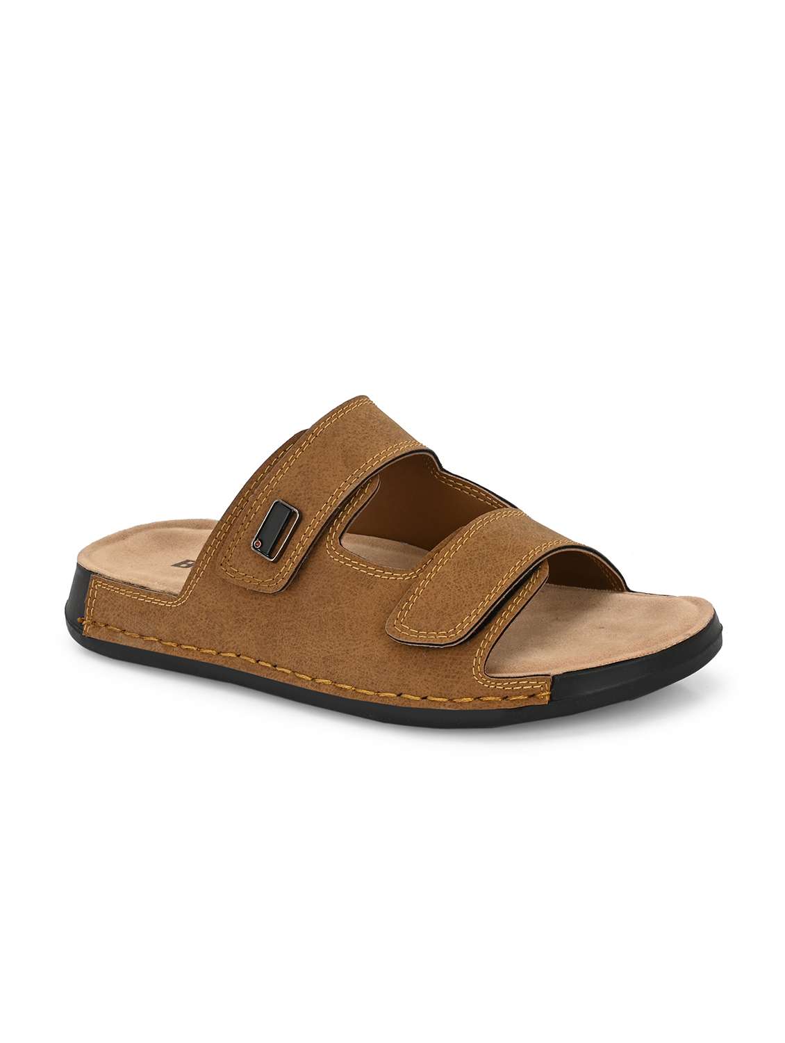 men beige slip on sandal - 21998023 -  Standard Image - 1