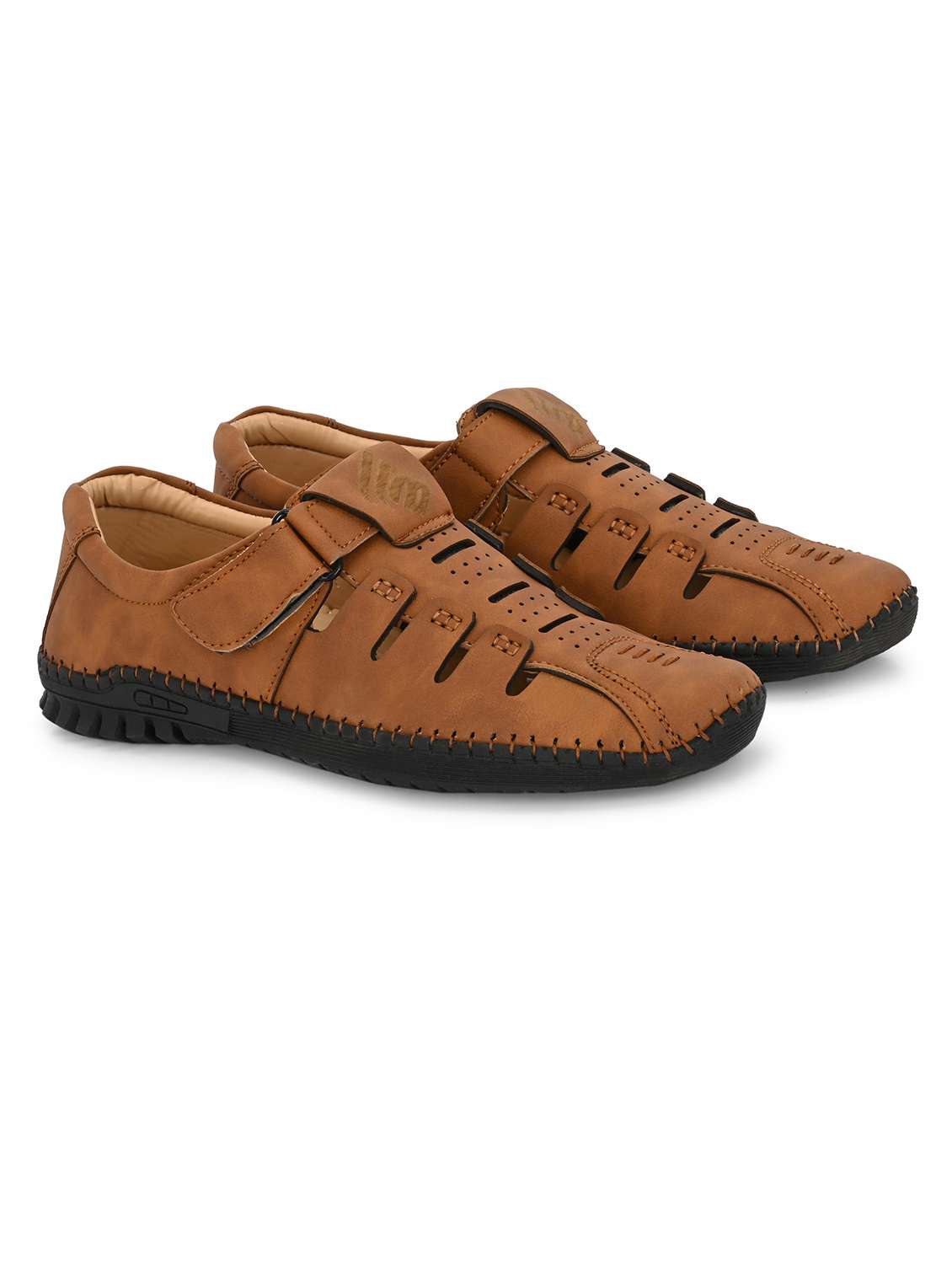 men tan fisherman sandal - 21998030 -  Standard Image - 1