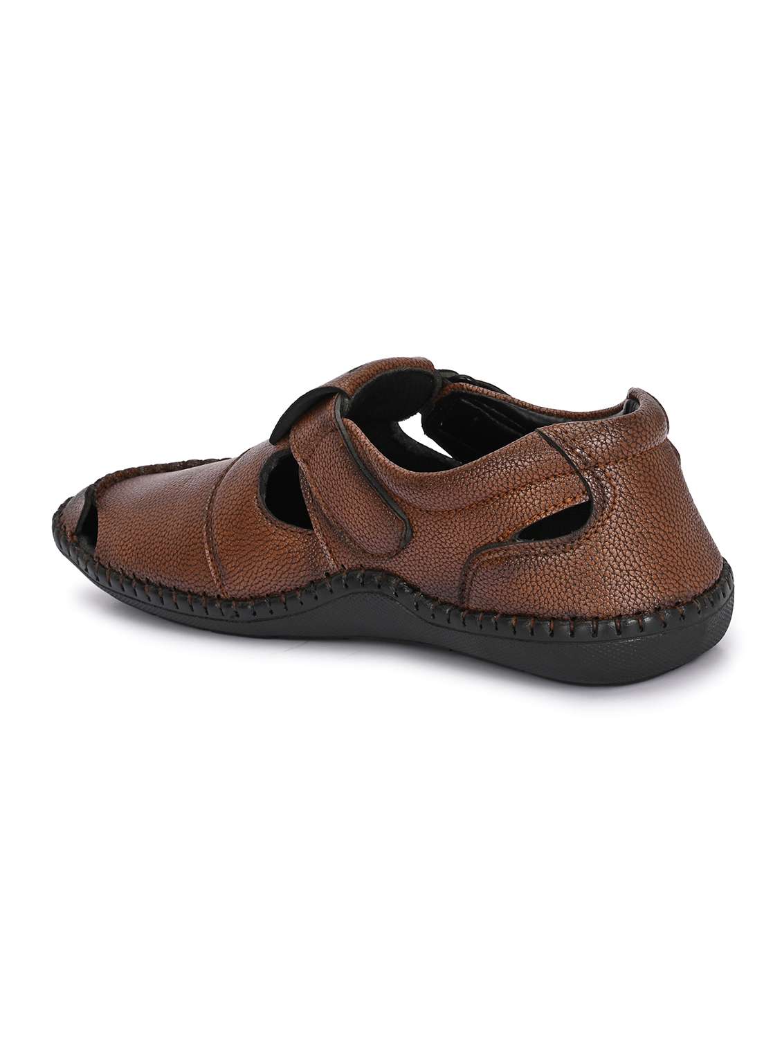 men solid close back sandal - 21998033 -  Standard Image - 4