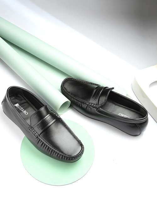 men black slip on loafer - 21998052 -  Standard Image - 0