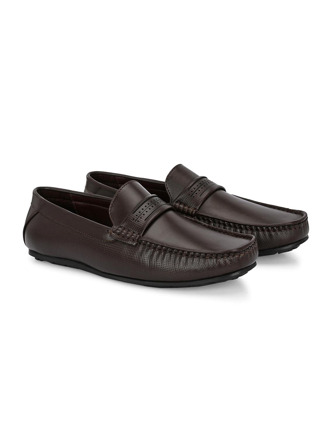 men brown slip on loafer - 21998053 - Standard Image - 4