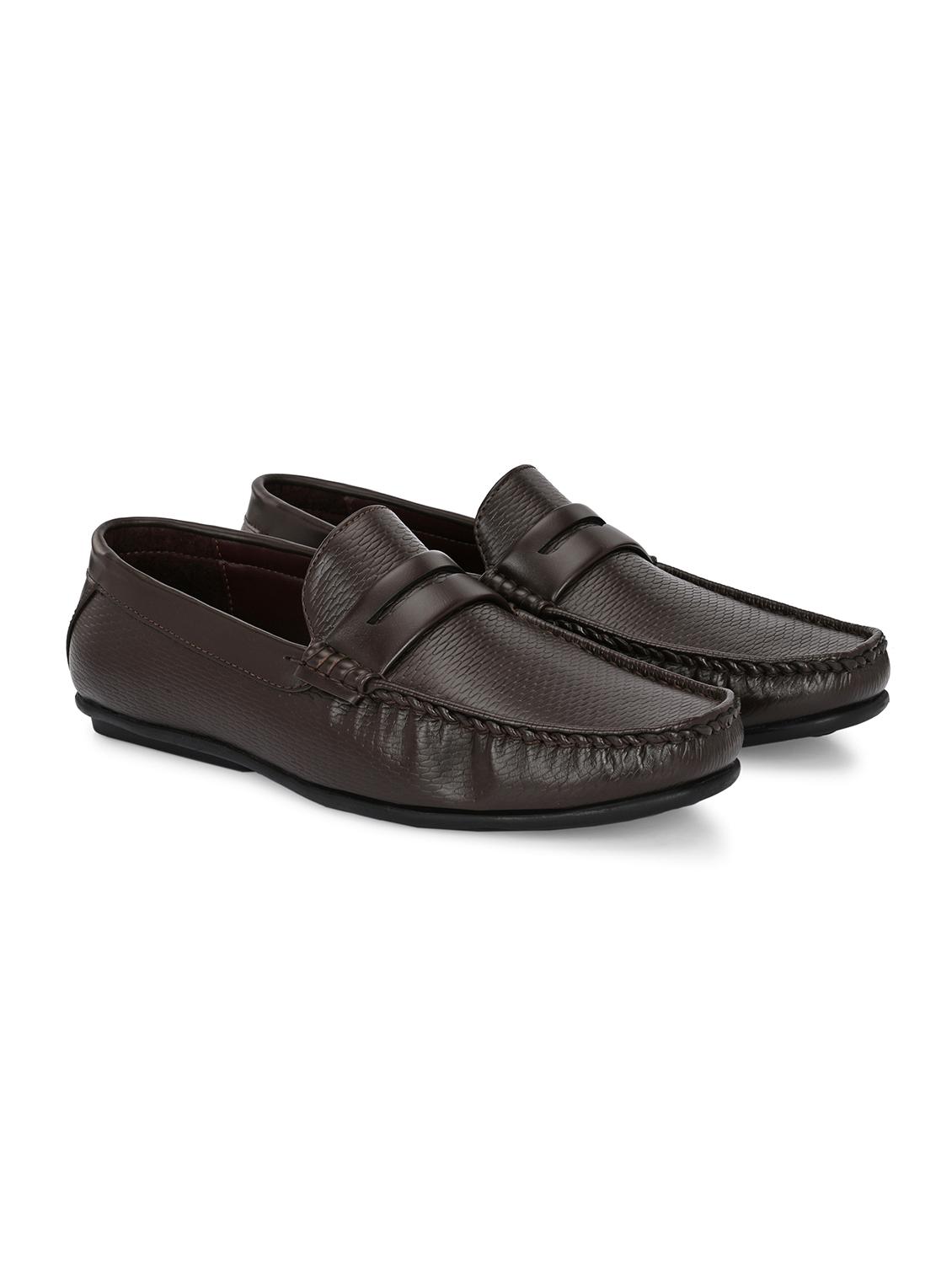 men brown slip on loafer - 21998056 -  Standard Image - 1