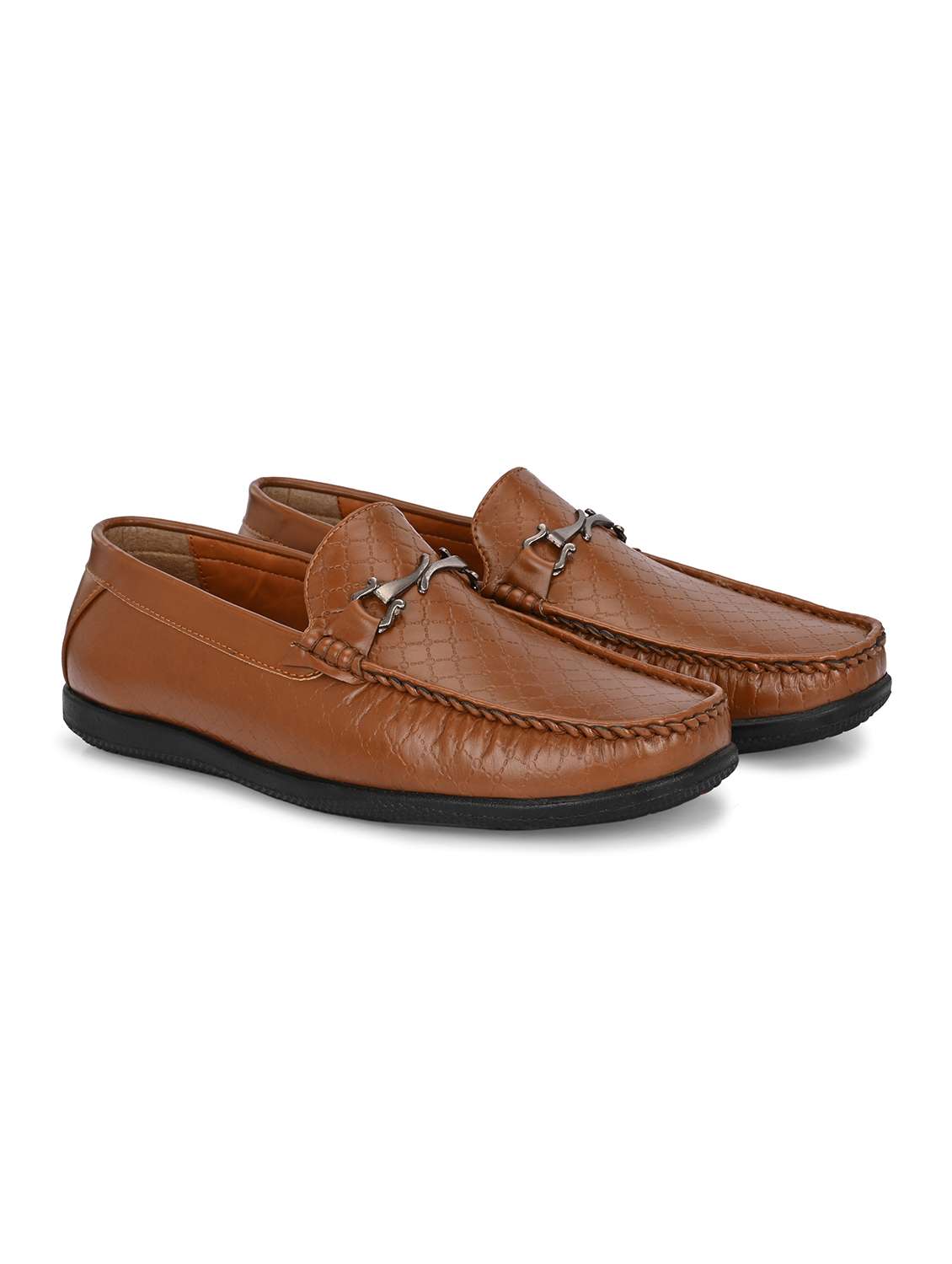 men tan slip on loafer - 21998058 -  Standard Image - 1