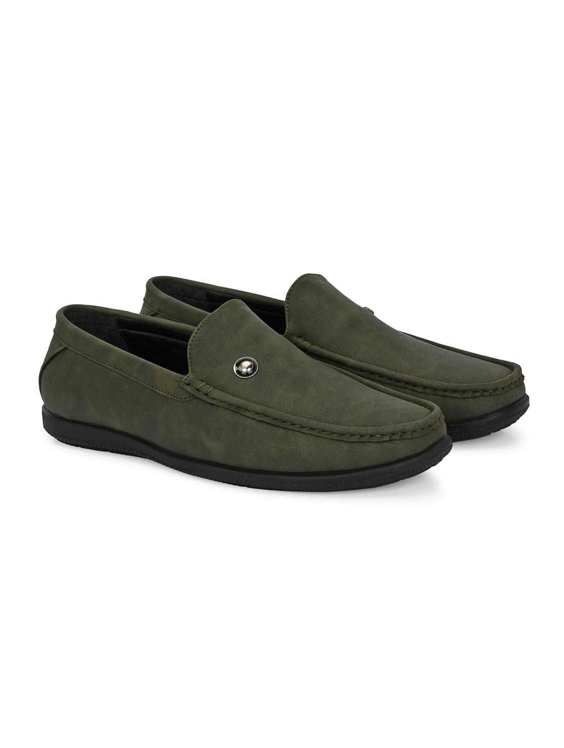 men olive slip on loafer - 21998060 - Standard Image - 1